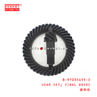 8-97035455-0 Final Drive Gear Set 8970354550 Suitable for ISUZU NPR66 4HF1