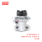 8-98102824-0 Isuzu Engine Parts Air Compression Compressor Assembly 8981028240