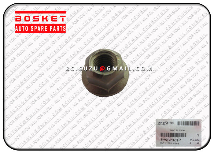 8970614011 8-97061401-1 Isuzu Engine Parts For 4HK1 EGR Pipe Nut