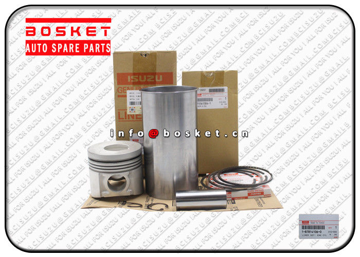 6BG1 Isuzu Liner Set 1878141060 1-87814106-0 Engine Cylinder Liner Kits