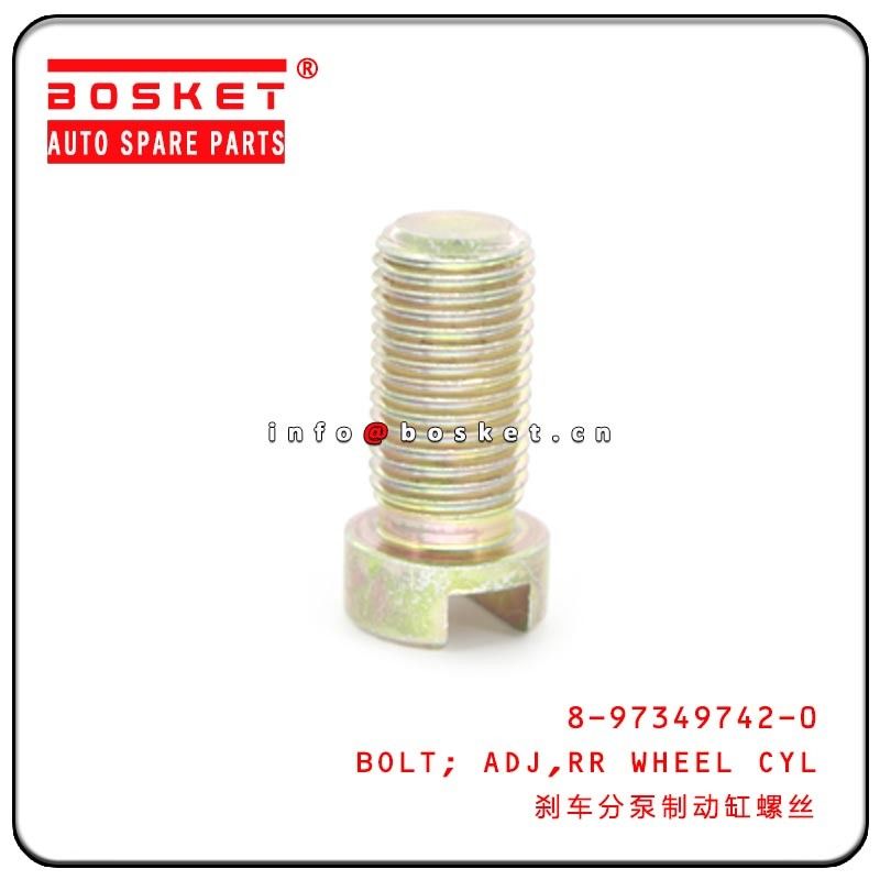 Rear Wheel Cylinder Adjuster Bolt 8-97349742-0 8973497420 For Isuzu 4HK1 700P NKR NPR