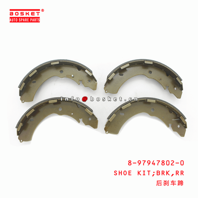 8979478020 Rear Brake Shoe Kit 8979478020 Suitable for ISUZU DMAX 4X4