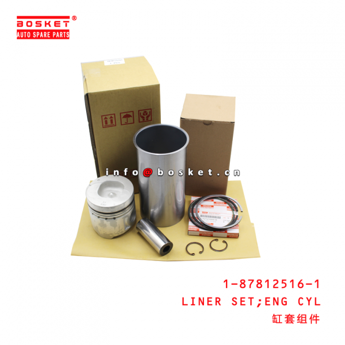 1878125161 Engine Cylinder Liner Set Suitable for ISUZU 6BD1T 1878125161
