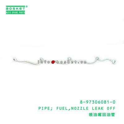 8-97306081-0 Nozzle Leak Off Fuel Pipe 8973060810 For ISUZU NKR NPR 4HK1