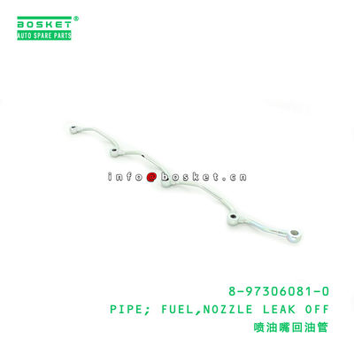 8-97306081-0 Nozzle Leak Off Fuel Pipe 8973060810 For ISUZU NKR NPR 4HK1