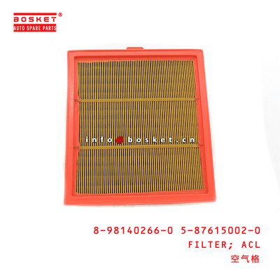 8-98140266-0 5-87615002-0 Air Cleaner Filter 8981402660 5876150020 For ISUZU D-MAX