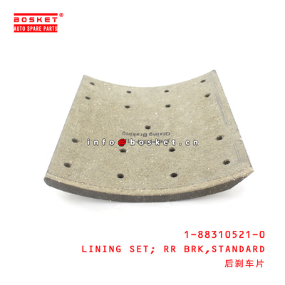 1-88310521-0 Standard Rear Brake Lining Set 1883105210 For ISUZU CXZ51 VC46 6WF1