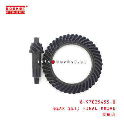 8-97035455-0 Final Drive Gear Set 8970354550 Suitable for ISUZU NPR66 4HF1