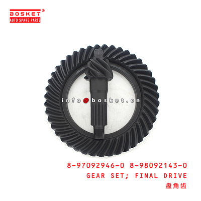 8-97092946-0 8-98092143-0 Final Drive Gear Set 8970929460 8980921430 Suitable for ISUZU NPR