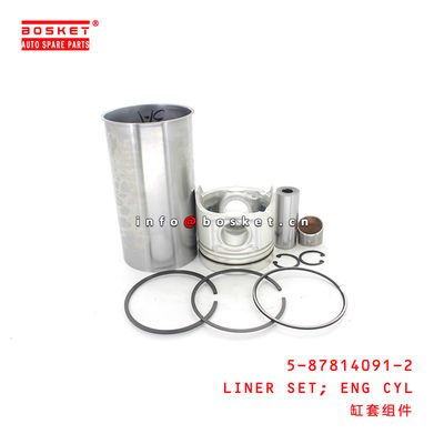 5-87814091-2 Engine Cylinder Liner Set For ISUZU NKR77 5878140912