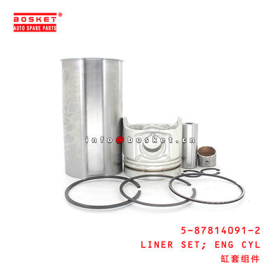 5-87814091-2 Engine Cylinder Liner Set For ISUZU NKR77 5878140912