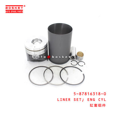 5-87816318-0 Engine Cylinder Liner Set For ISUZU 4HG1T 5878163180