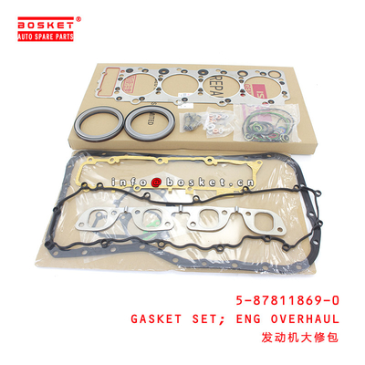 5-87811869-0 Engine Overhaul Gasket Set For ISUZU NPR66 4HF1 5878118690