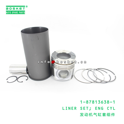 1-87813638-1 Isuzu Engine Parts Cylinder Liner Set For ISUZU 6UZ1 1878136381