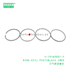 1-19163051-1 Air Compressor Piston Ring Kit 1191630511 For ISUZU FVZ34 6HK1