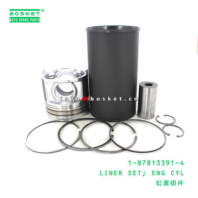 1-87813391-4 Engine Cylinder Liner Set 1878133914 For ISUZU XE 6WG1T