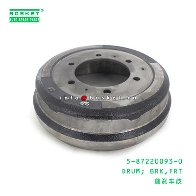 5-87220093-0 Truck Chassis Parts Front Brake Drum 5872200930 For ISUZU QKR-LHD