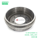 5-87220093-0 Truck Chassis Parts Front Brake Drum 5872200930 For ISUZU QKR-LHD