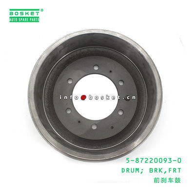 5-87220093-0 Truck Chassis Parts Front Brake Drum 5872200930 For ISUZU QKR-LHD