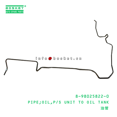 8-98025822-0 Truck Chassis Parts Power Steering Unit To Oil Tank Oil Pipe 8980258220 For ISUZU NPR