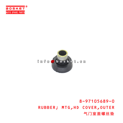 8-97105689-0 Isuzu Engine Parts Outer Head Cover Mounting Rubber For NPR75 4HK1-T 8971056890