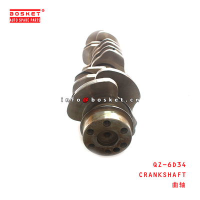 QZ-6D34 Isuzu Engine Parts Crankshaft For 6D34