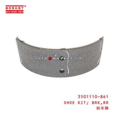 3501110-861 Rear Brake Shoe Kit For ISUZU NKR77 P600 3501110-861