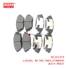 ML225279 Standard Rear Brake Shoe Lining For ISUZU