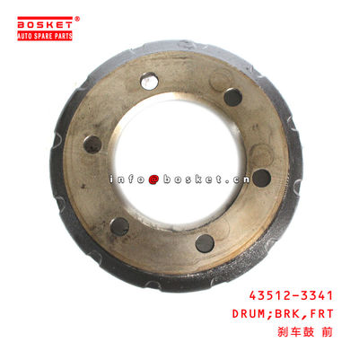 43512-3341 Front Brake Drum For ISUZU HINO 500
