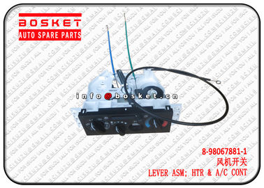 8-98067881-1 8980678811 Htr & Air conditioner Control Lever Assembly For ISUZU NMR NPR 700P 4HK1