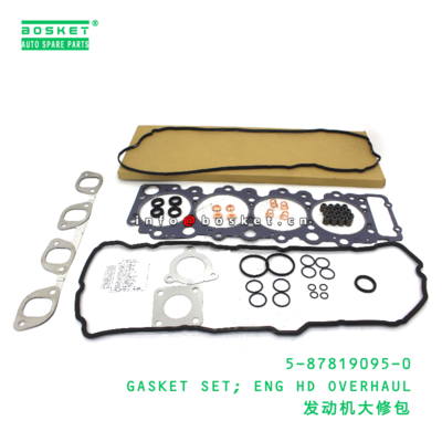 5-87819095-0 Engine Head Overhaul Gasket Set suitable for ISUZU   5878190950