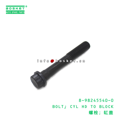 8-98245540-0 Cylinder Head To Block Bolt suitable for ISUZU  6WG1 8982455400