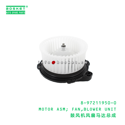 8-97211950-0 Fan Motor Assembly Blower Unit Suitable for ISUZU NKR 4HF1 with 1PCS Pack Quantity