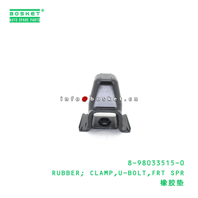 ISUZU NLR85/4JJ1-TCS Compatible Rubber Clamp U-Bolt Front Spring Clamp with 1PCS Pack Quantity and 3 Months Warranty