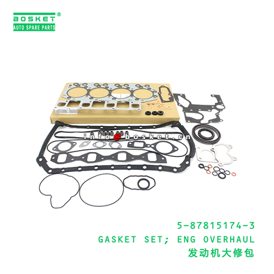 5-87815174-3 Gasket Set for Engine Overhaul Suitable for ISUZU 5878151743 with 3 Months Warranty and Small Quantity Orders