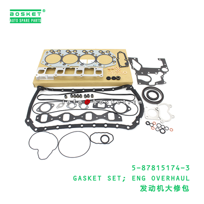 5-87815174-3 Gasket Set for Engine Overhaul Suitable for ISUZU 5878151743 with 3 Months Warranty and Small Quantity Orders