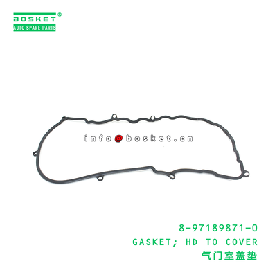 8-97189871-0 GASKET; HD TO COVER suitable for ISUZU 4HF1 8971898710