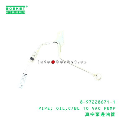 8-97228671-1 PIPE; OIL,C/BL TO VAC PUMP suitable for ISUZU 4HE1 8972286711
