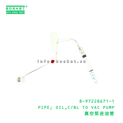 8-97228671-1 PIPE; OIL,C/BL TO VAC PUMP suitable for ISUZU 4HE1 8972286711