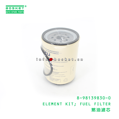 8-98139830-0 Fuel Filter Element Kit for ISUZU NMR NPR NQR 8981398300 (1PCS)