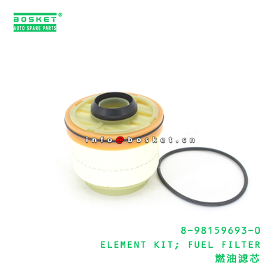 8-98159693-0 Fuel Filter Element Kit for ISUZU NKR 4KH1 8981596930 with 3 Months Warranty