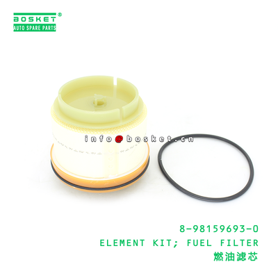 8-98159693-0 Fuel Filter Element Kit for ISUZU NKR 4KH1 8981596930 with 3 Months Warranty