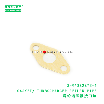 8-94362672-1 GASKET; TURBOCHARGER RETURN PIPE suitable for ISUZU TFR NKR 4JB1T 8943626721