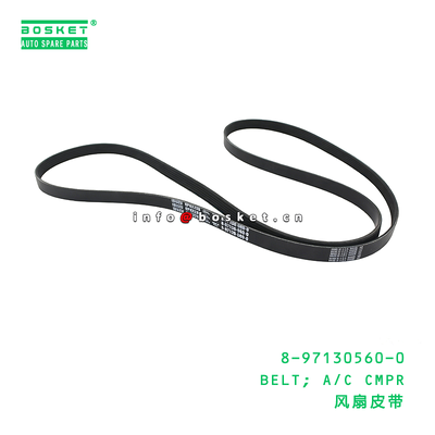 8-97130560-0 BELT; A/C CMPR suitable for ISUZU UCS25 6VD1 6VE1 8971305600