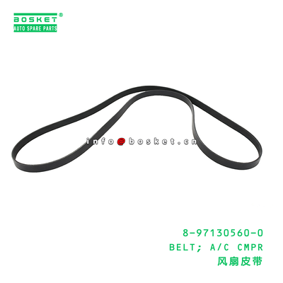 8-97130560-0 BELT; A/C CMPR suitable for ISUZU UCS25 6VD1 6VE1 8971305600