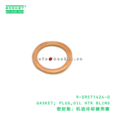 9-09571424-0 GASKET; PLUG,OIL HTR BLIND suitable for ISUZU 9095714240