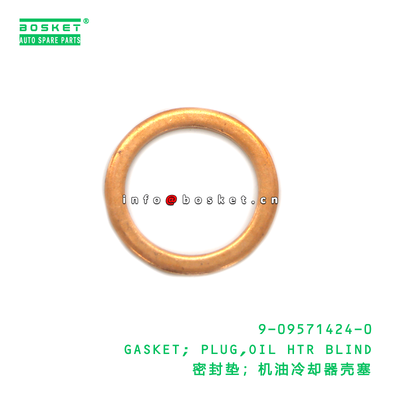 9-09571424-0 GASKET; PLUG,OIL HTR BLIND suitable for ISUZU 9095714240