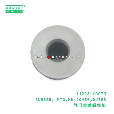 11228-E0070 Rubber Mounting Cover Outer for HINO 500 J08E Truck Parts - 1PCS Pack Quantity