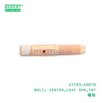 HINO S1793-E0070 Front Leaf Spring Bolt High-Quality Special Steel Center Bolt for HINO Trucks