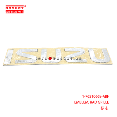 1-76210668-ABF Emblem Grille Emblem Suitable for ISUZU CXZ81 FVZ34 with 1PCS Pack Quantities and 3 Months Warranty